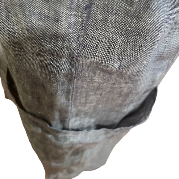Artisan NY pullover sleeveless linen lagenlook minimalist blue dress extra small - Picture 6 of 11